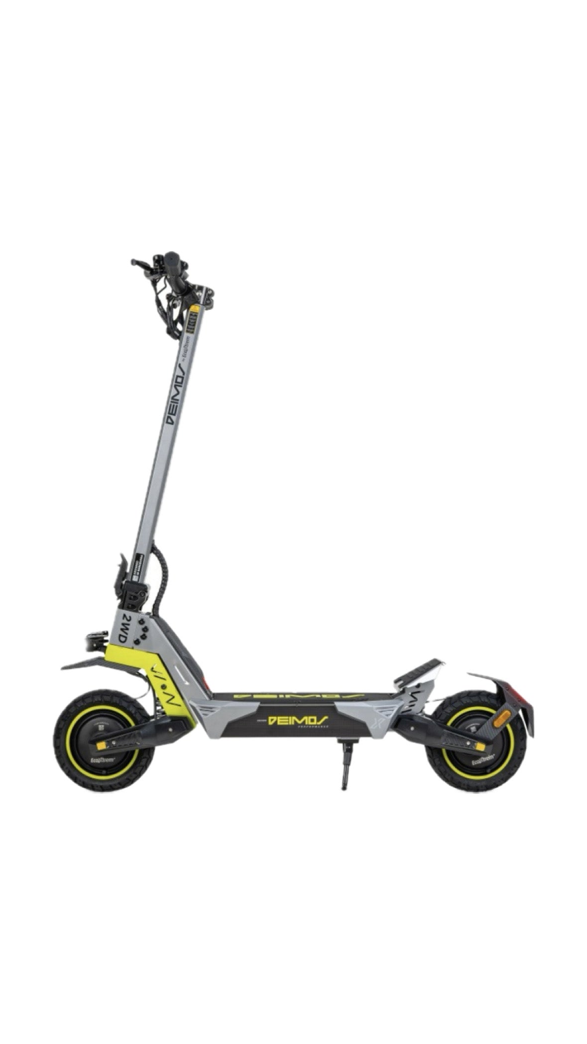 Patinete Eléctrico Ecoxtrem Deimos Dual - GRIS Y AMARILLO -