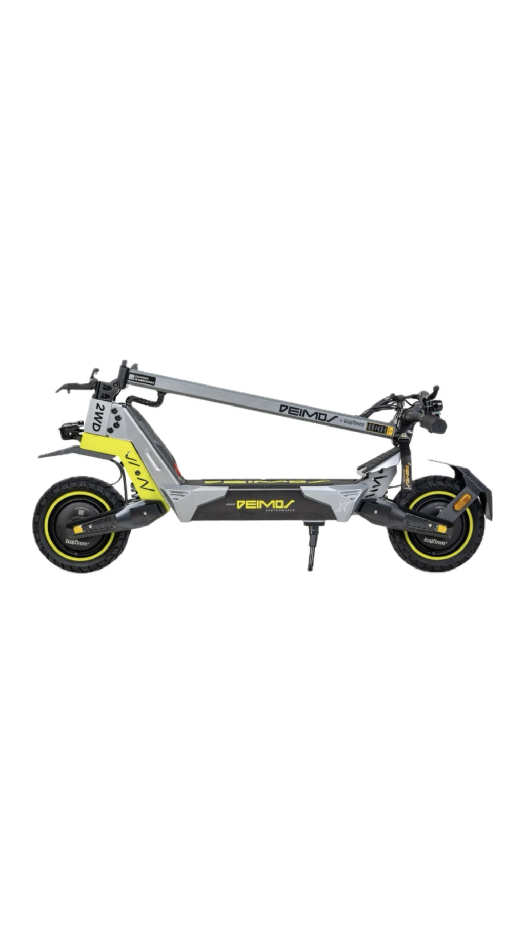 Patinete Eléctrico Ecoxtrem Deimos Dual - GRIS Y AMARILLO - Mi tienda